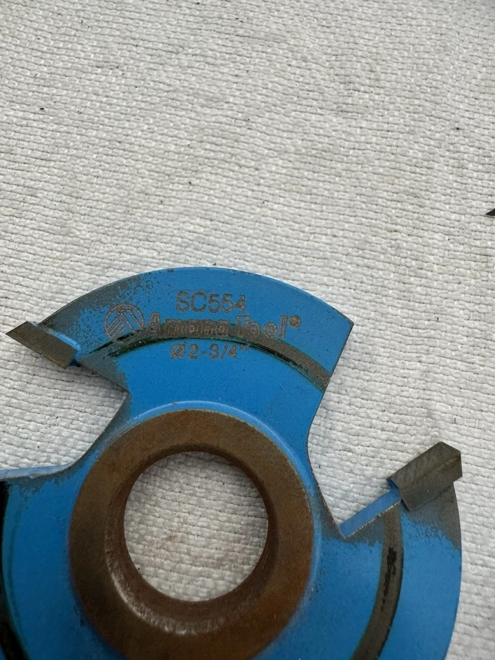 4 ФОРМИРУЮЩИЕ РЕЖУЩИЕ ГОЛОВКИ ПРОМЫШЛЕННЫЕ ДЕРЕВООБРАБАТЫВАЮЩИЕ инструмент Amana без оригинальной коробки - Изображение 3 из 4