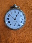 Illinois antique pocket watch with second hand gold filled case 17 jewel