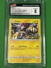 Raikou - Pokemon Lost Thunder Prerelease SM150, NM/Mint+ (CGC 8) on eBay