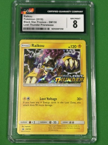 Raikou graded CGC 8 for sale on eBay
