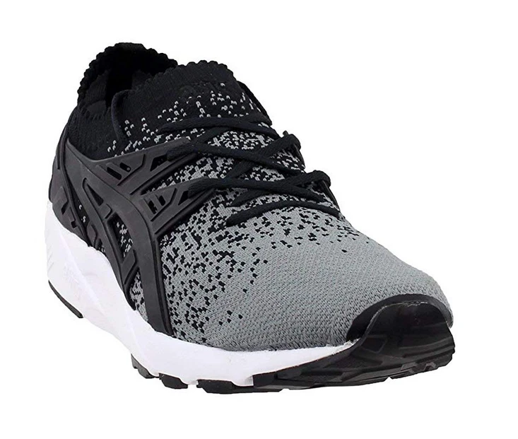 ASICS Tiger Men s Gel Kayano Trainer Knit Sneaker Black Grey