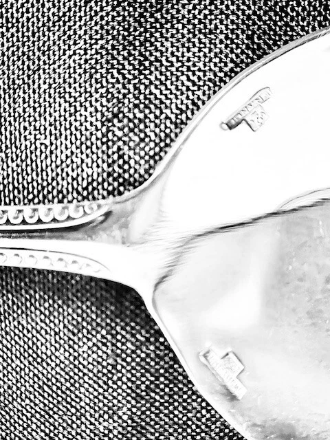 Placa de plata Christofle Perles Foto 3 de 4