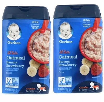 gerber oatmeal banana strawberry