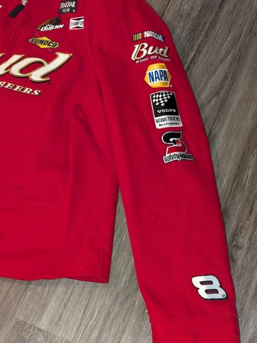 Dale Earnhardt Jr Women's Sz XL Racing Jacket Nascar Chase Authentics Budweiser - Picture 5 of 23