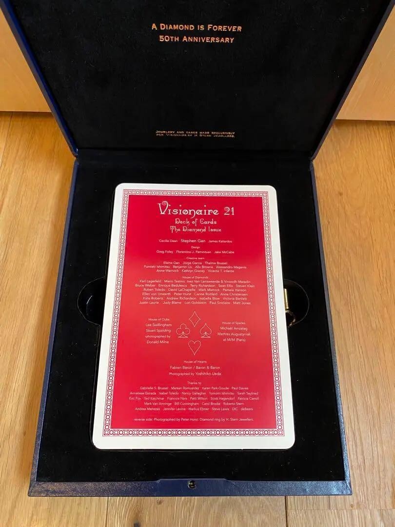 VISIONAIRE 21 THE DIAMOND ISSUE ビジョネア VISIONAIRE 21 DECK OF CARDS / THE DIAMOND ISSUE