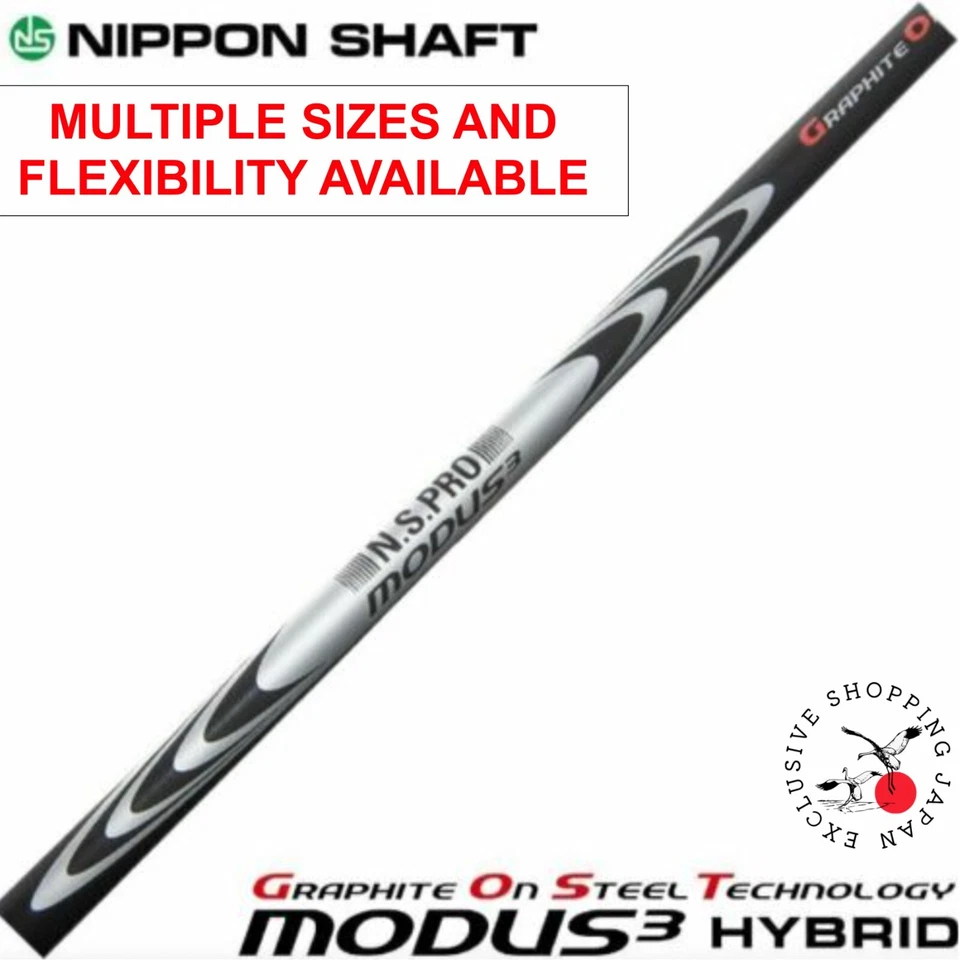 NIPPON SHAFT N.S.PRO MODUS3 HYBRID Shaft Graphite on Steel Technology GOST Uncut