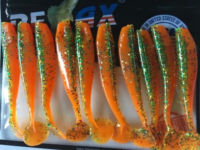 10 Gummifische  Relax Kopyto 3 King Shad 7cm Kunstköder NEU !!!! Set 188