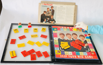 The Beatles Vintage 1964 Frame Display Box Time Capsule Flip Your