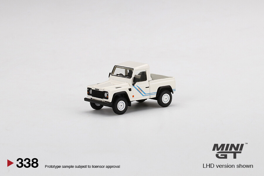 ミニカー MINI GT Land Rover Defender 90 Pickup Mini GT 1:64 Land Rover Defender 90 Pickup White #338 | eBay