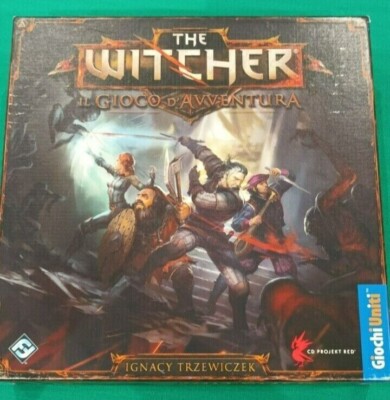 The Witcher - Brettspiel - Italienische Ausgabe - United Games - Gebraucht Sehr gut.