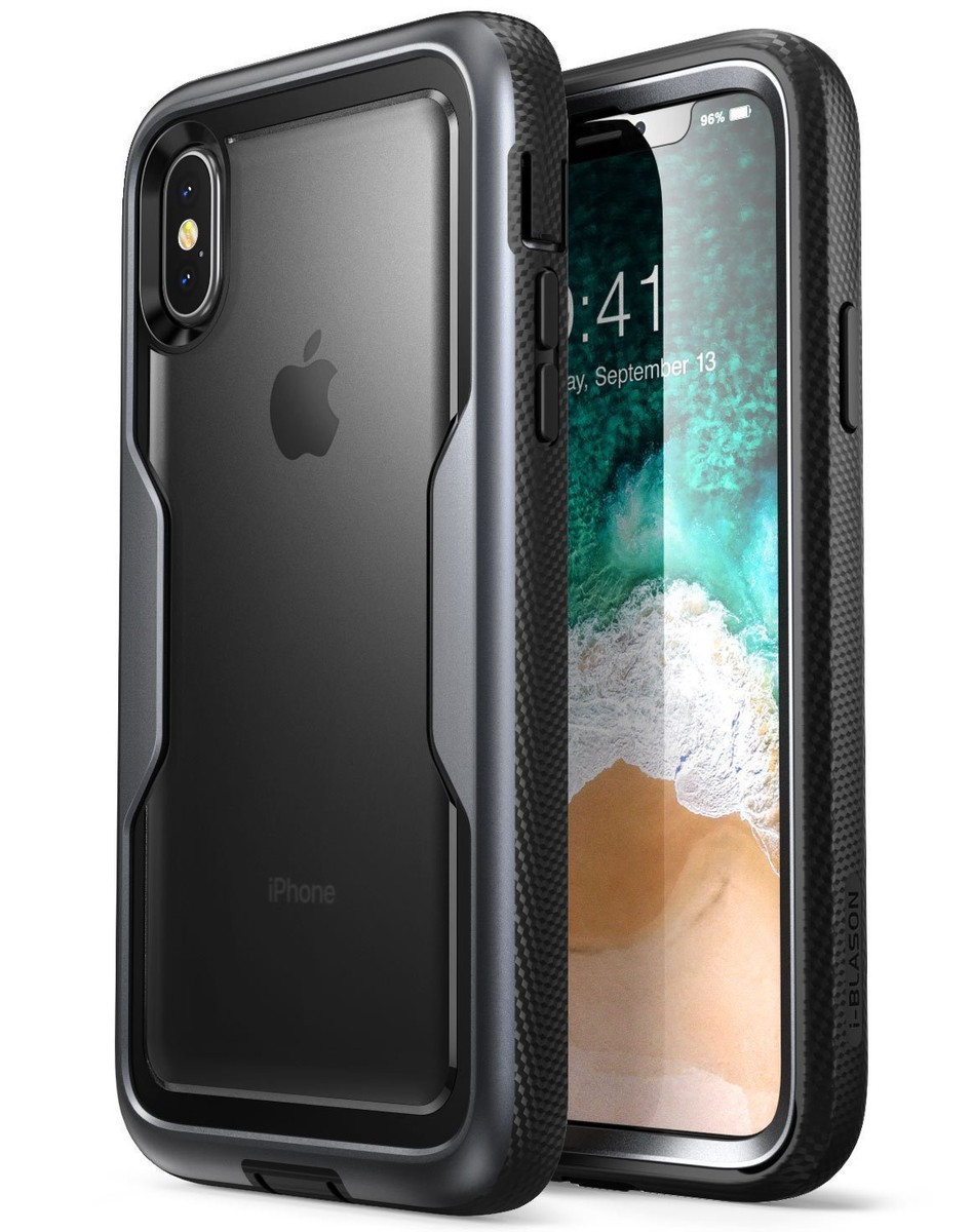 i-Blason iPhone X XS Case Magma Series Shockproof Cover with Screen  Protector