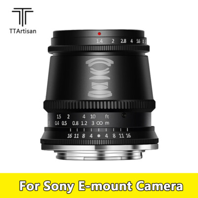 TTartisan 17mm F1.4 APS-C Manual Focus Wide Angle Lens For Sony E-mount Cameras