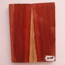  1005 Padauk Wood bookmatched figured knife scales turning wood turning