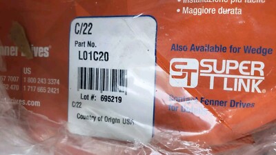 L01C20 by Fenner Drives | NuTLink Link Belting | Cross Section: C/22 | 20m