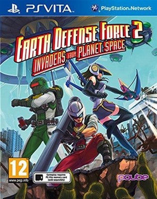 Earth Defense Force 2 Invaders From Planet Space Sony PS Vita Action Videospiel