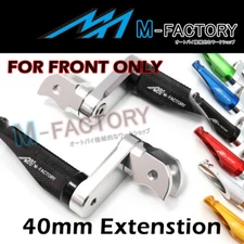 Shinobi CNC Adjustable Front Foot Pegs 40mm Fit YAMAHA FZR 1000 XJR 1300 YZF R6