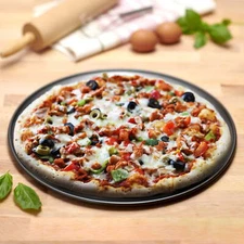 Mainstays 16 inch Non-Stick Pizza Pan, Large, Gray