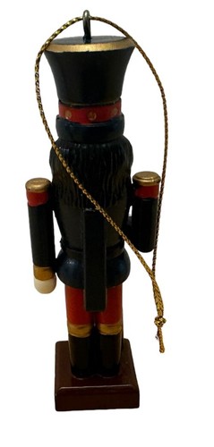 New England Patriots Nutcracker 4” Christmas Ornament - Picture 3 of 4