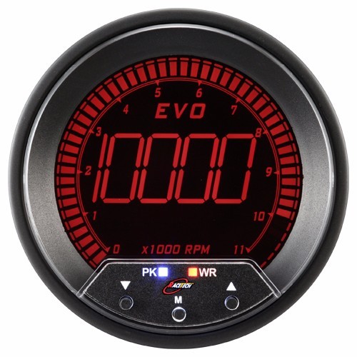 85mm EVO Digital Speedometer Gauge LED Blue Red Green White GPS Sensor