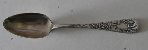 1- WALLACE "WAS92"  STERLING DEMITASSE SPOON @ 3-7/8"