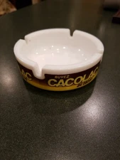 VINTAGE BUVEZ CACOLAC AU CACAO ASHTRAY 