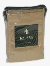 1 RALPH LAUREN RL Solids Homespun Linen Color KING SHAM NEW 1ST QUALITY