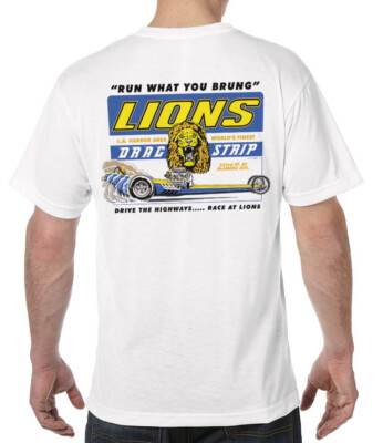 Lions Drag Strip Race at Lions Retro T-Shirt