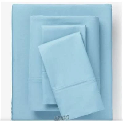 BBed Tite 800TC 4PC Sheet Set Queen Light Blue 55% Long Staple Cotton 800 TC