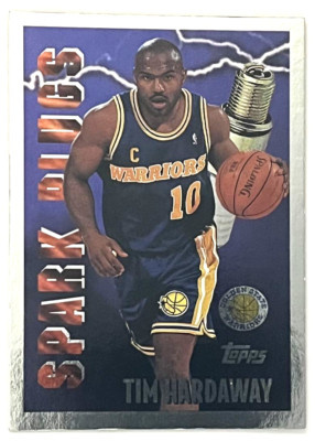 1995 Topps Spark Plugs #SP8 Tim Hardaway Golden State Warriors