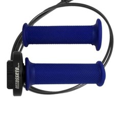 Comando gas rapido Accossato nero manopole blu Suzuki GSXR1000 2017-2019