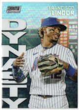 Francisco Lindor 2022 Stadium Club Chrome Dynasty Insert Card #8A