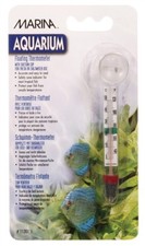 MARINA FLOATING GLASS THERMOMETER FOR AQUARIUMS  TANKS