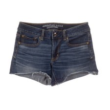 American Eagle Outfitters Cut-Off Shortie Blue Jean Shorts Womens 6