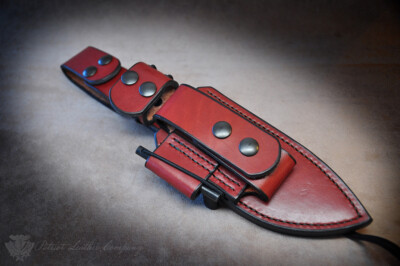Cold Steel Custom Leather Bushcraft Sheath - The Expedition