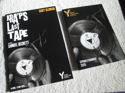 Gary Oldman Krapp's Last Tape + Tkt York Theatre Royal Booklet - Samuel Beckett