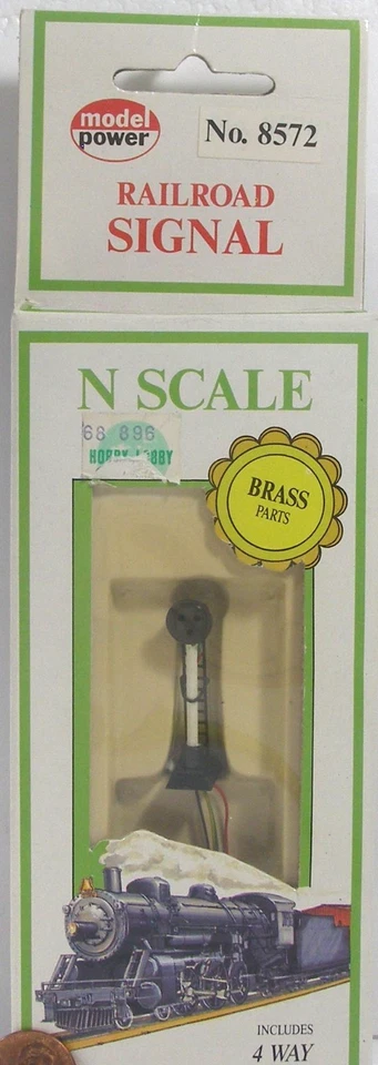 Model Power Model RR N Scale Accessories #8572 4-Way Prewired Switch C8C - Image 2 of 3