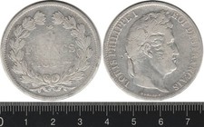France: 1831 B 5 Francs Louis Philippe I silver