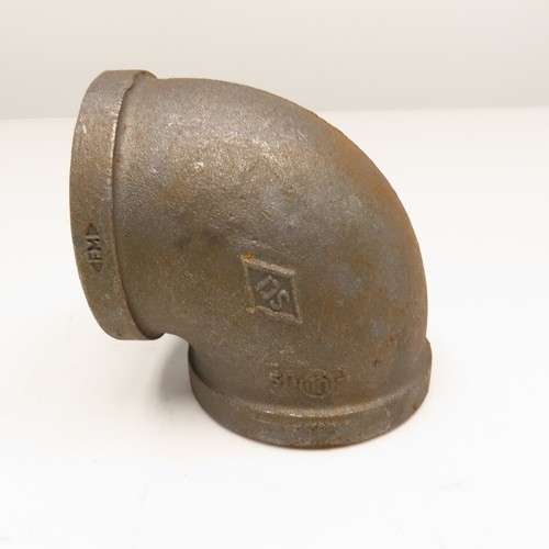 SCI 3" Malleable Black Iron Pipe Elbow 90-¦
