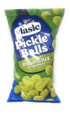 Dill Pickle Flavored Corn Puffs 14 Ounce Bag Non Perishable Snacks
