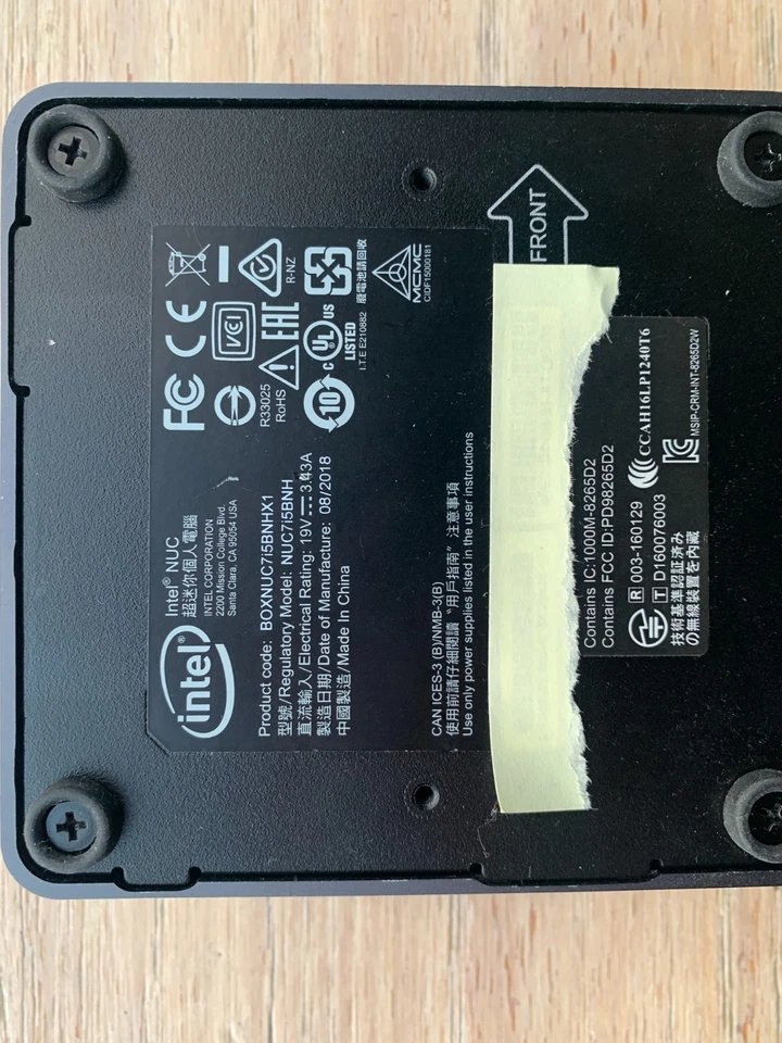 intel NUC mini-PC NUC7i5BNH Core i5-7260U / 240GB SSD / 8GB RAM - Bild 3 von 4