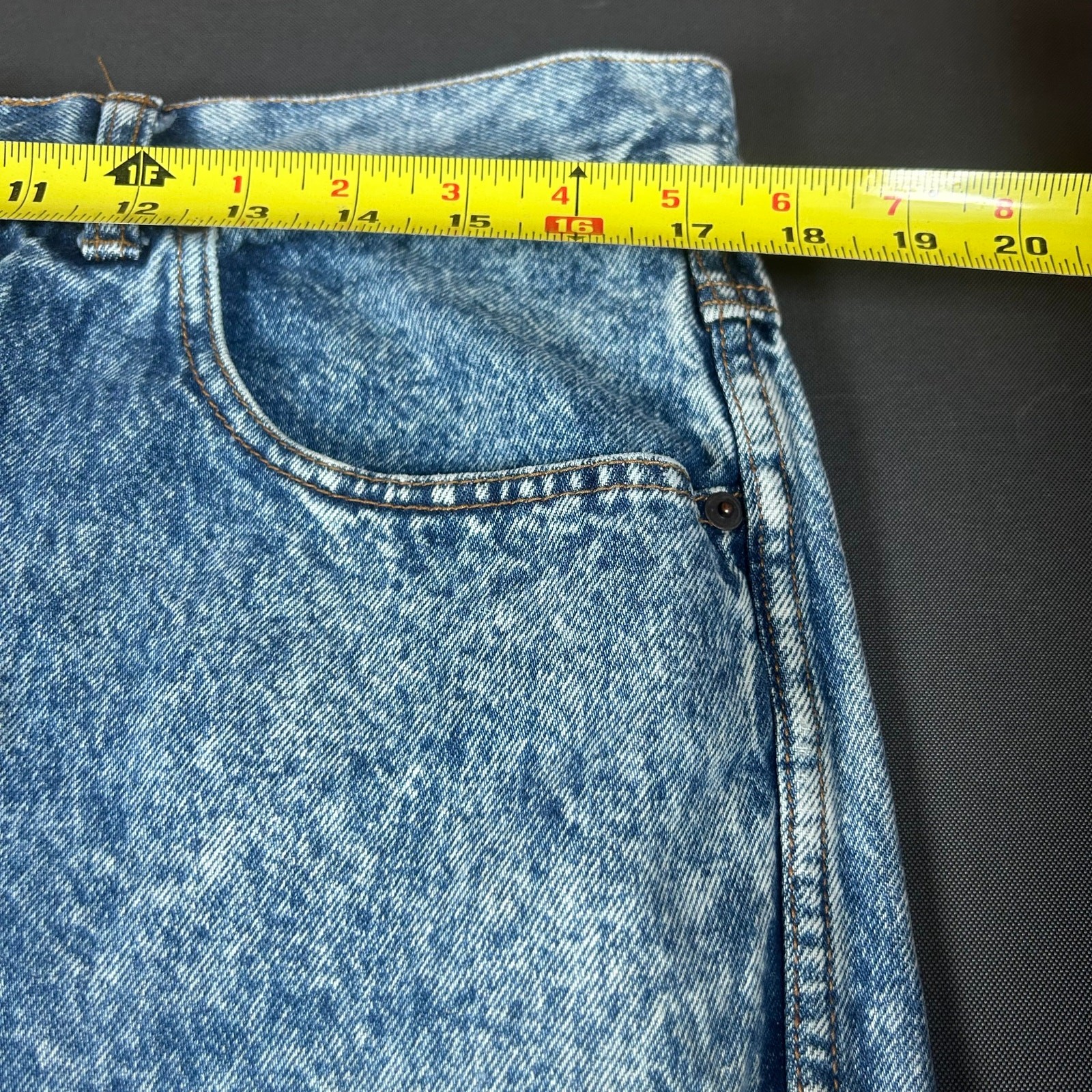 Vintage Bugle Boy Basic Jeans Blue Stonewash Deni… - image 5