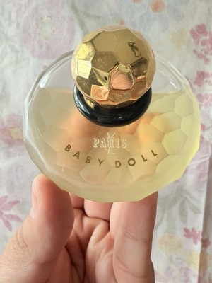 Yves Saint Laurent Paris Baby Doll Perfume Bottle Faceted Glass