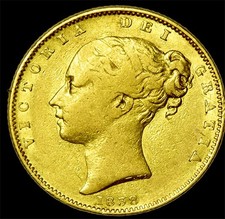 QUEEN VICTORIA 1838 GOLD SOVEREIGN HATTONS