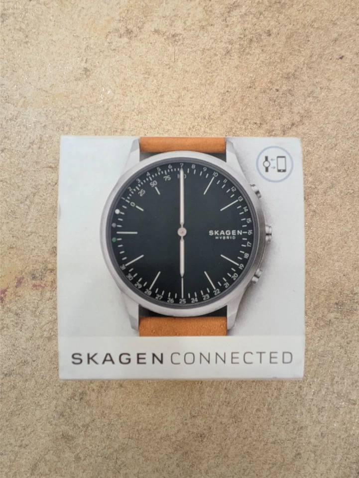 Skagen Connected Hybrid "Jorn" Smartwatch mit braunem Lederarmband - SKT1200 - Bild 2 von 4
