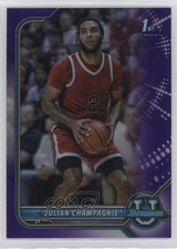 2021-22 Bowman U Purple Refractor 66/299 Julian Champagnie #55 10vb