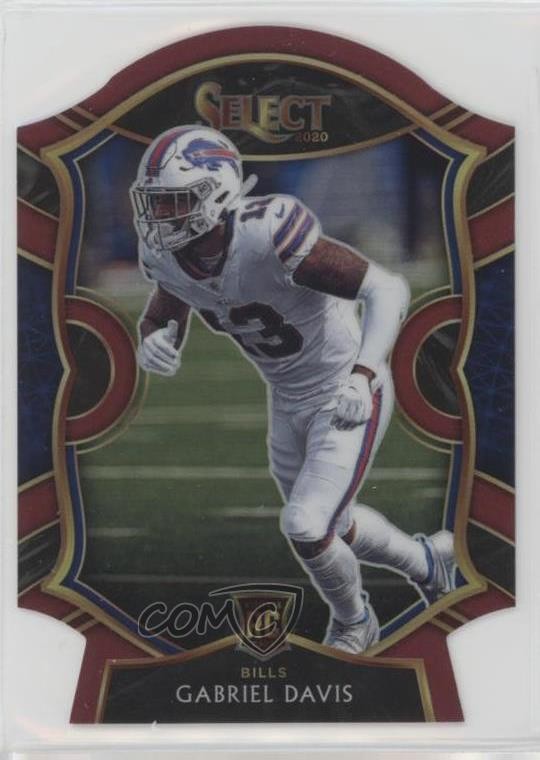 2020 Panini Select Concourse Maroon Prizm Die-Cut Gabriel Davis #82 03dx