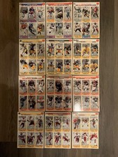 1993 McDonald's GameDay Collector Cards Complete Set! 3 Sheets A, B & C-72 Cards