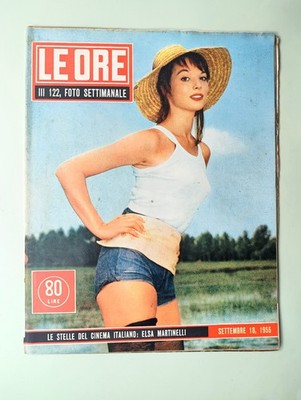 LE ORE 10 SEPTEMBER 1955 MARTINELLI-DIANA DORS-PICASSO-DANY ROBIN-WALTER BONATTI