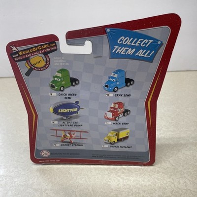 Disney Pixar Cars Gray Semi # 10 Race O Rama Mega Size for sale