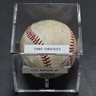 1985 Baltimore Orioles Team Signed Baseball w/ Cal Ripken Jr, Eddie Murray